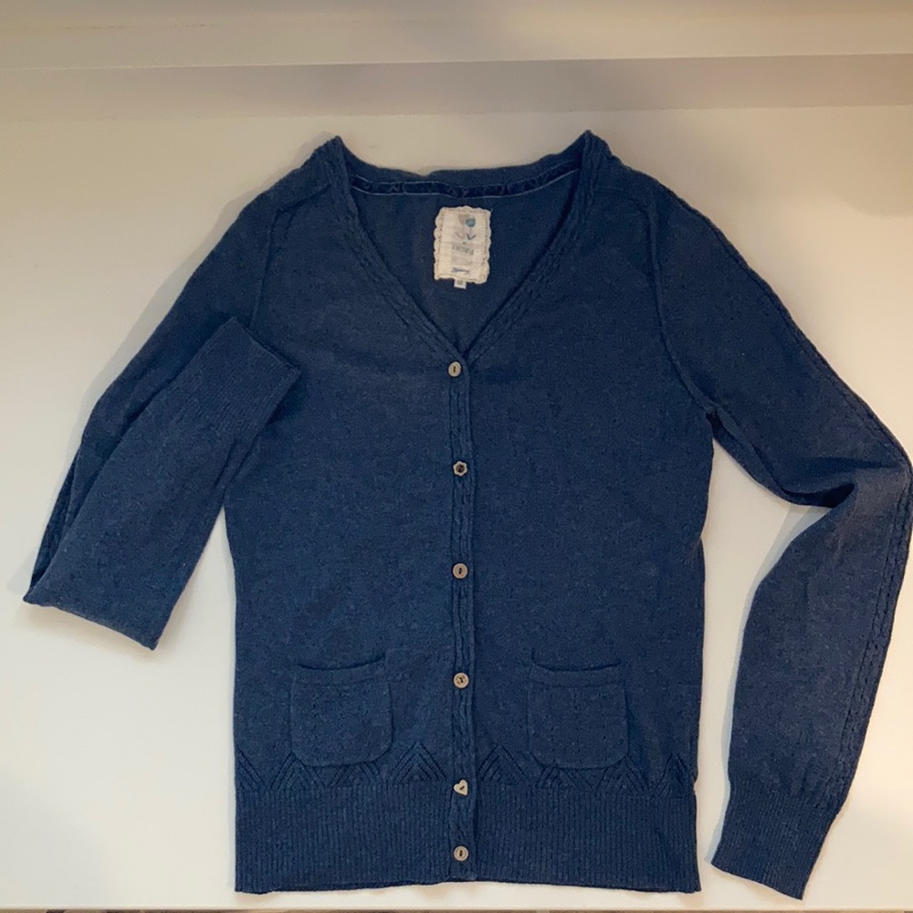 Casual Cotton Cardigan. UK Size 10. US Size 4/6.